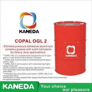 KANEDA COPAL OGL 2 Mỡ nhôm kết dính cực áp với chất bôi trơn rắn cho các ứng dụng nặng.