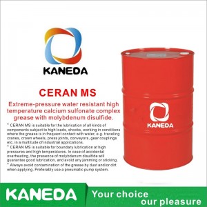 KANEDA CERAN MS Mỡ phức hợp canxi sulfonate chịu nhiệt độ cao chịu nước với molybdenum disulfide.